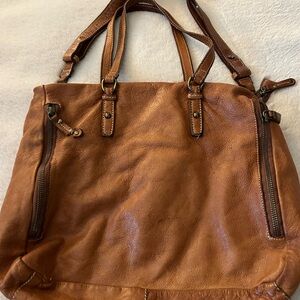 Beautiful brown Italian leather purse